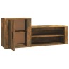 Armoire à chaussures Chêne fumé 130x35x54 cm Bois d'ingénierie 