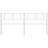 Tête de lit métal blanc 193 cm 