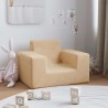 Canapé pour enfants Crème Peluche douce 