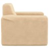 Canapé pour enfants Crème Peluche douce 