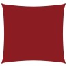 Voile de parasol Tissu Oxford carré 2,5x2,5 m rouge 
