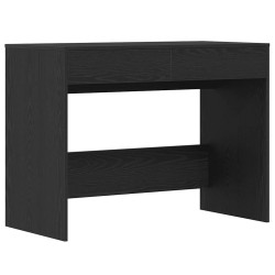 Bureau chêne noir 101x50x76,5 cm Bois d'ingénierie 