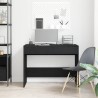 Bureau chêne noir 101x50x76,5 cm Bois d'ingénierie 