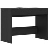 Bureau chêne noir 101x50x76,5 cm Bois d'ingénierie 