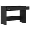Bureau chêne noir 101x50x76,5 cm Bois d'ingénierie 