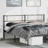 Tête de lit métal noir 193 cm 