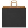 Sacs en papier 50 pcs avec poignées noir 32x22x24 cm 
