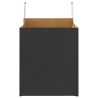 Sacs en papier 50 pcs avec poignées noir 32x22x24 cm 