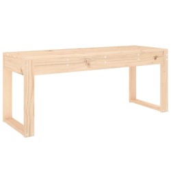 Banc de jardin 110x38x45 cm bois massif de pin 