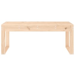 Banc de jardin 110x38x45 cm bois massif de pin 
