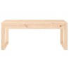 Banc de jardin 110x38x45 cm bois massif de pin 