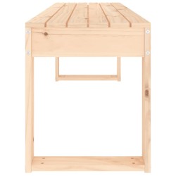 Banc de jardin 110x38x45 cm bois massif de pin 