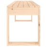 Banc de jardin 110x38x45 cm bois massif de pin 