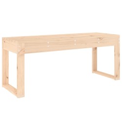 Banc de jardin 110x38x45 cm bois massif de pin 