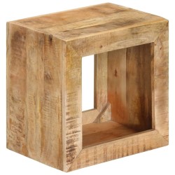 Tabouret 40x30x40 cm Bois de manguier solide 