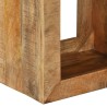 Tabouret 40x30x40 cm Bois de manguier solide 