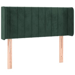 Tête de lit à LED Vert foncé 103x16x78/88 cm Velours 
