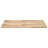 Dessus de table rectangulaire 100x80x2 cm bois massif d'acacia 