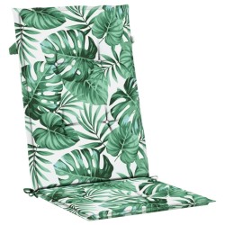 Coussins de chaise à dossier haut lot de 2 modèle de feuille 
