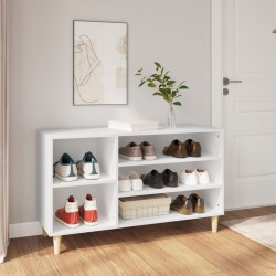 Armoire à chaussures Blanc 102x36x60 cm Bois d'ingénierie 