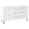 Armoire à chaussures Blanc 102x36x60 cm Bois d'ingénierie 