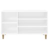 Armoire à chaussures Blanc 102x36x60 cm Bois d'ingénierie 