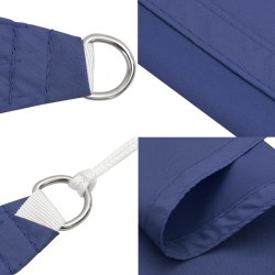 Voile de parasol tissu oxford rectangulaire 2,5x3,5 m bleu 