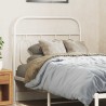Tête de lit métal blanc 80 cm 