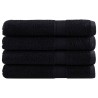 Serviettes de sauna de qualité supérieure SOLUND 4 pcs noir 