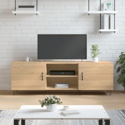 Meuble TV chêne sonoma 150x30x50 cm bois d'ingénierie 