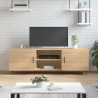 Meuble TV chêne sonoma 150x30x50 cm bois d'ingénierie 