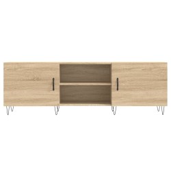 Meuble TV chêne sonoma 150x30x50 cm bois d'ingénierie 