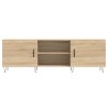 Meuble TV chêne sonoma 150x30x50 cm bois d'ingénierie 