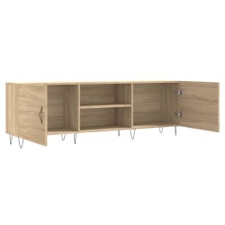 Meuble TV chêne sonoma 150x30x50 cm bois d'ingénierie 