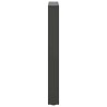 Pieds de table à manger Anthracite 2 pièces 50 x (72-73) cm Acier 