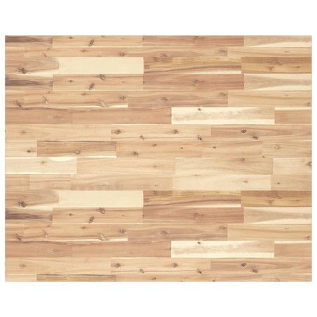 Dessus de bureau non traité 100x80x2 cm bois d'acacia massif 