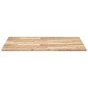 Dessus de bureau non traité 100x80x2 cm bois d'acacia massif 