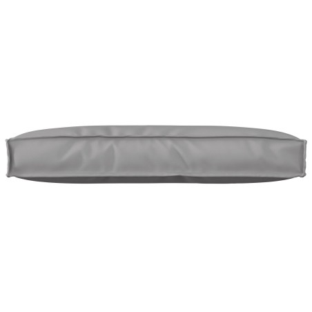 Coussin Palette pour Dossier Gris 80x40x12 cm Tissu Oxford 