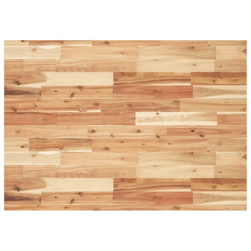 Dessus de bureau fini à l'huile 80x70x4cm bois d'acacia massif 