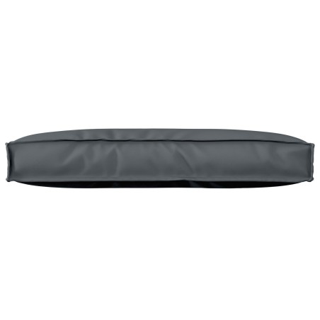 Coussin palette dossier Anthracite 80x40x12 cm Tissu Oxford 