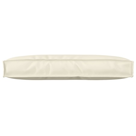 Coussin de palette pour dossier Crème 80x40x12 cm Tissu Oxford 
