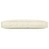 Coussin de palette pour dossier Crème 80x40x12 cm Tissu Oxford 