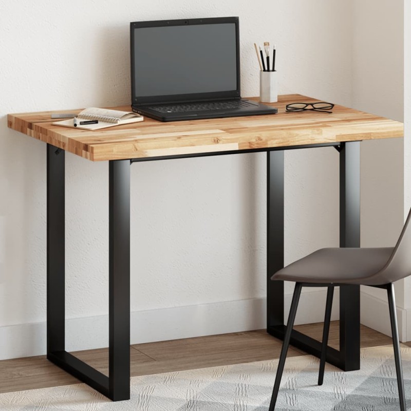 Dessus de table rectangulaire 80x70x4 cm bois massif d'acacia Dessus de table rectangulaire 80x70x4 cm bois massif d'acacia