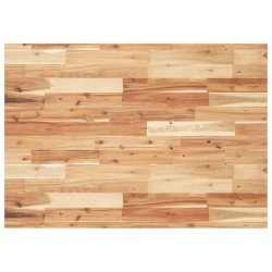 Dessus de table rectangulaire 80x70x4 cm bois massif d'acacia 