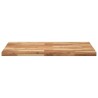 Dessus de table rectangulaire 80x70x4 cm bois massif d'acacia 