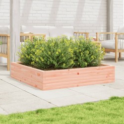 Jardinière 110x110x23 cm bois massif douglas 