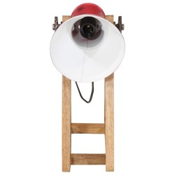 Lampe de bureau 25 W rouge délavé 30x17x40 cm E27 