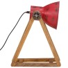 Lampe de bureau 25 W rouge délavé 30x17x40 cm E27 