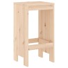 Tabourets de bar lot de 2 40x36x75 cm bois massif de pin 