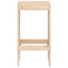 Tabourets de bar lot de 2 40x36x75 cm bois massif de pin 